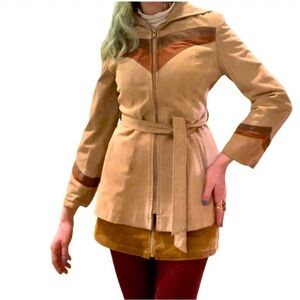 Vintage 70’s M.S. Collectibles Suede/ leather jacket